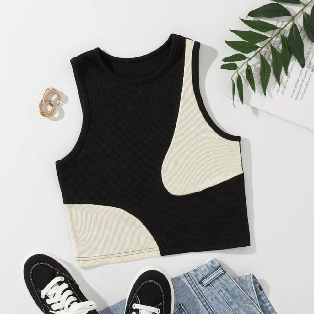 Two tone tank top